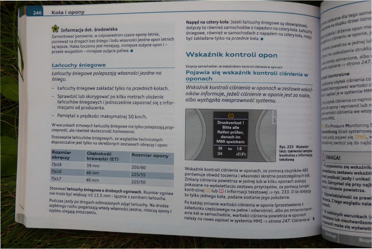 Audi A4 B8 instrukcja obslugi / page 248