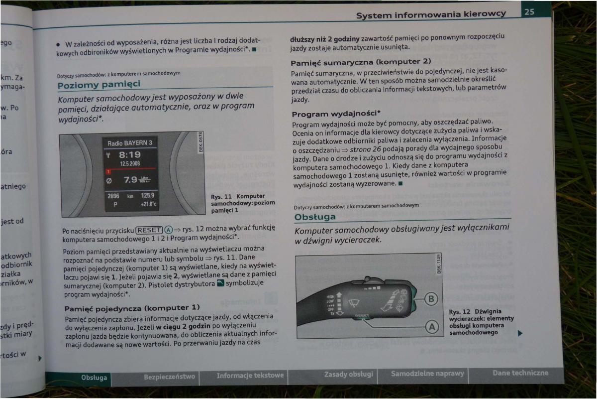 Audi A4 B8 instrukcja obslugi / page 27