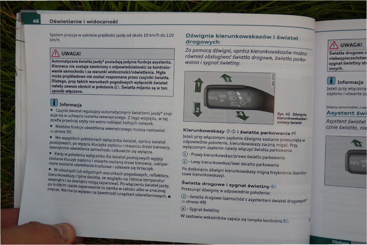 Audi A4 B8 instrukcja obslugi / page 50