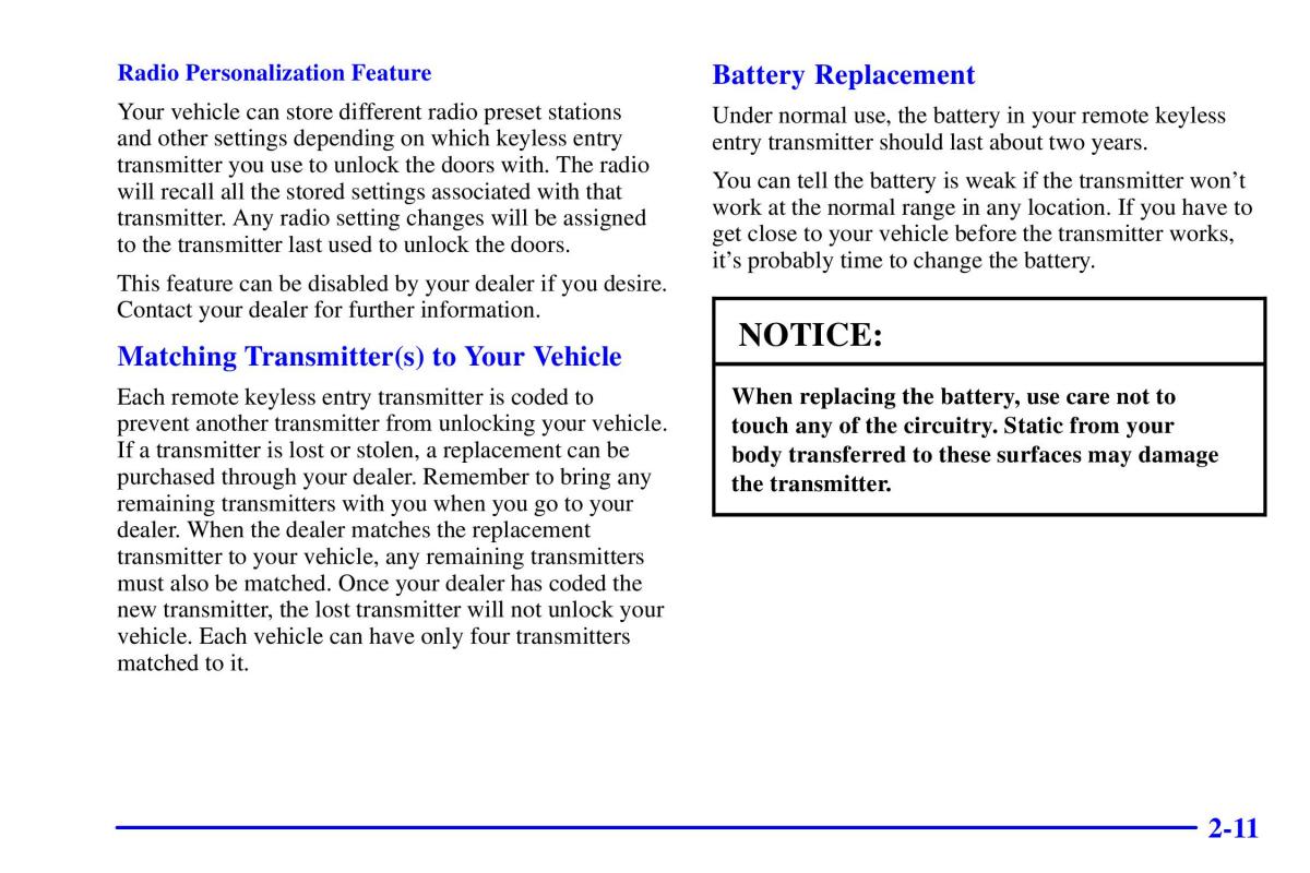 Pontiac Sunfire owners manual / page 77