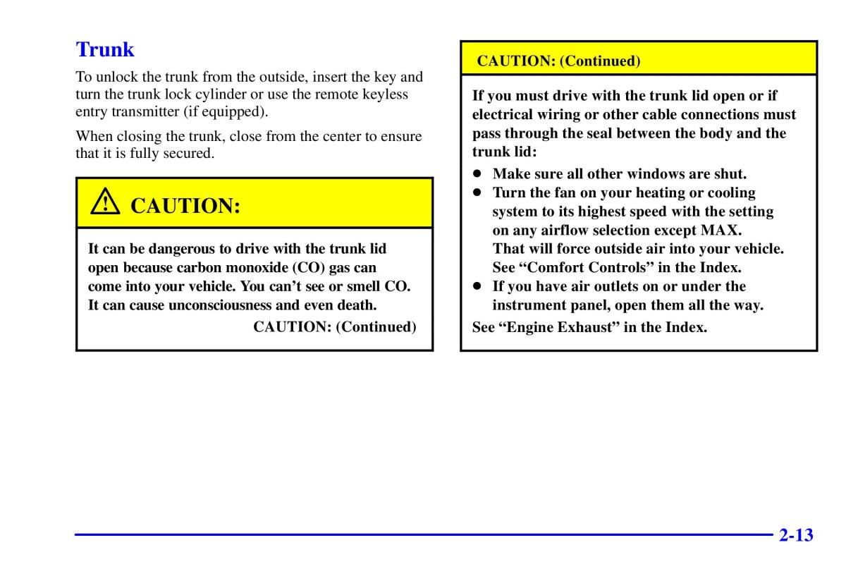 Pontiac Sunfire owners manual / page 79