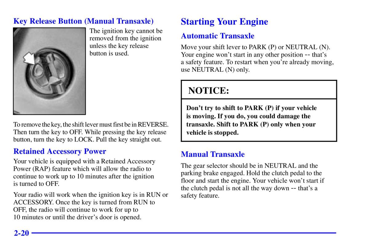 Pontiac Sunfire owners manual / page 86