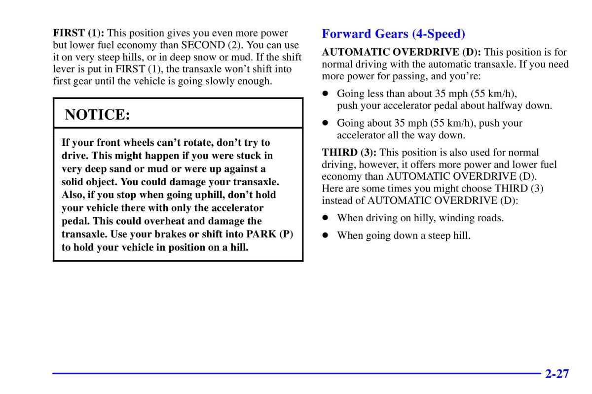 Pontiac Sunfire owners manual / page 93