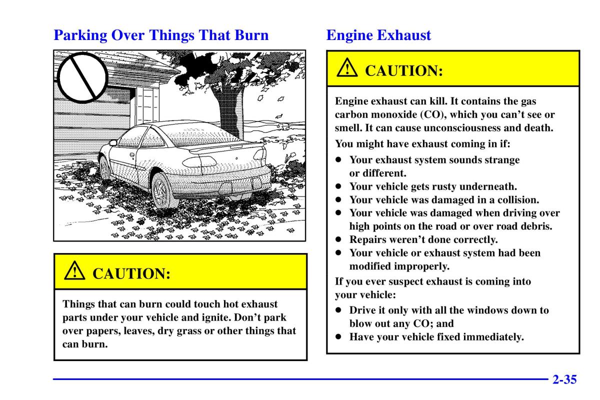 Pontiac Sunfire owners manual / page 101