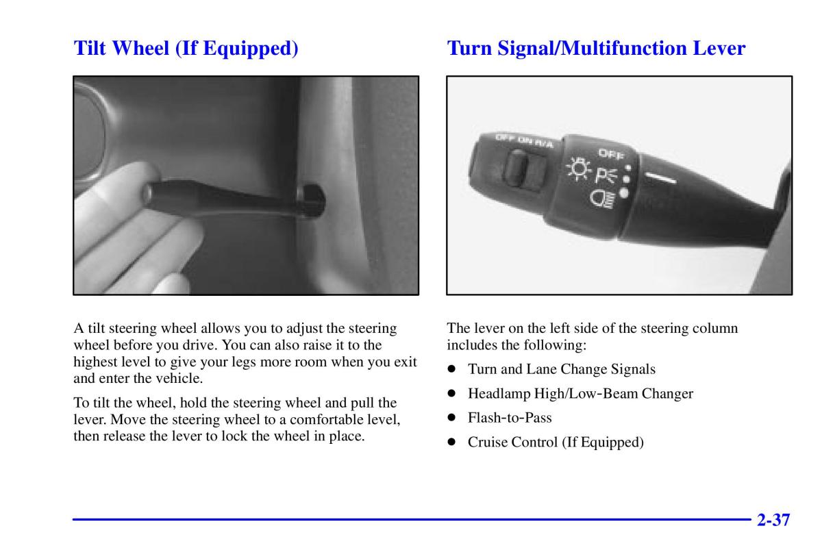 Pontiac Sunfire owners manual / page 103