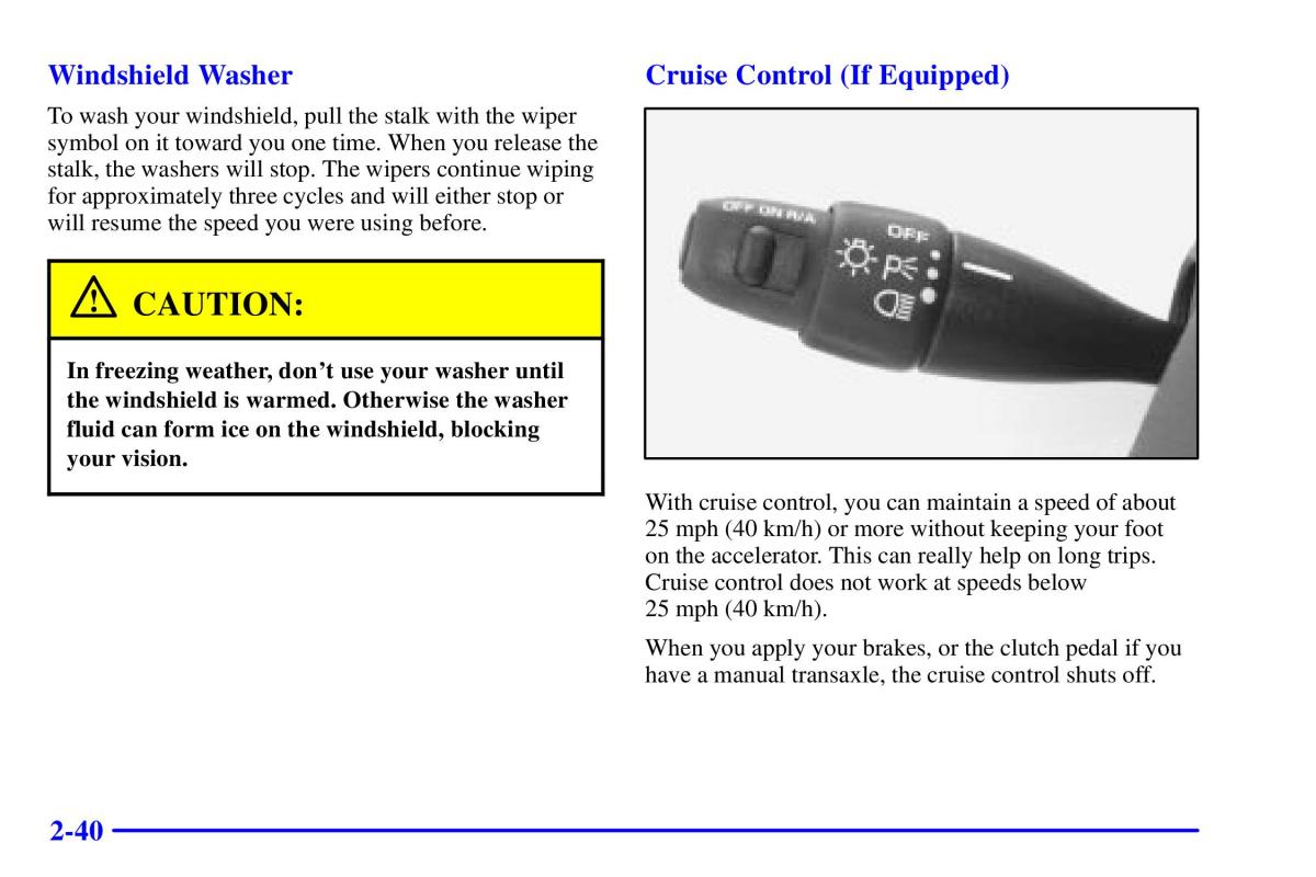 Pontiac Sunfire owners manual / page 106