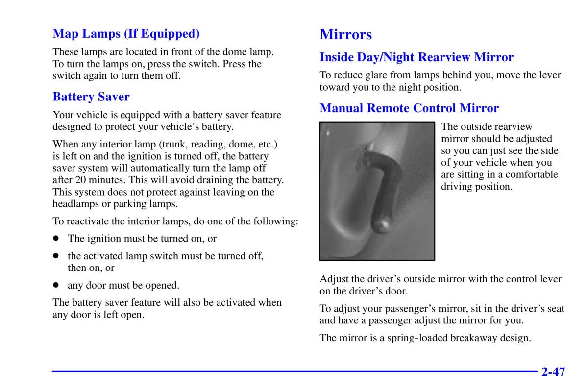 Pontiac Sunfire owners manual / page 113