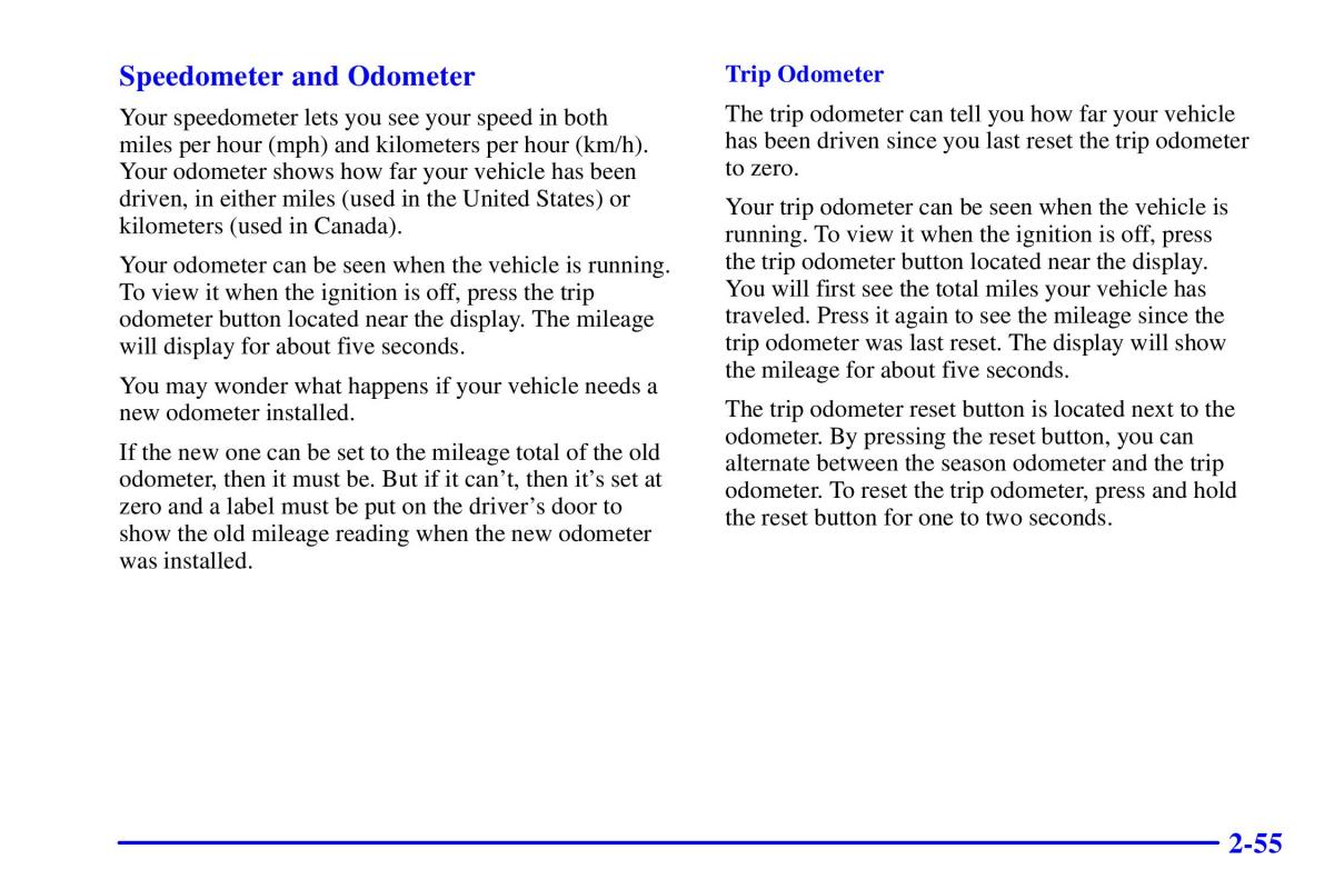 Pontiac Sunfire owners manual / page 121