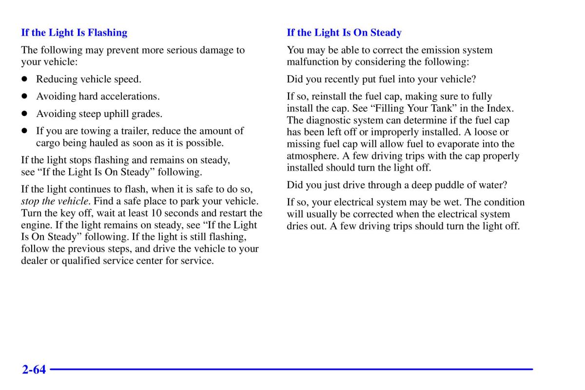 Pontiac Sunfire owners manual / page 130