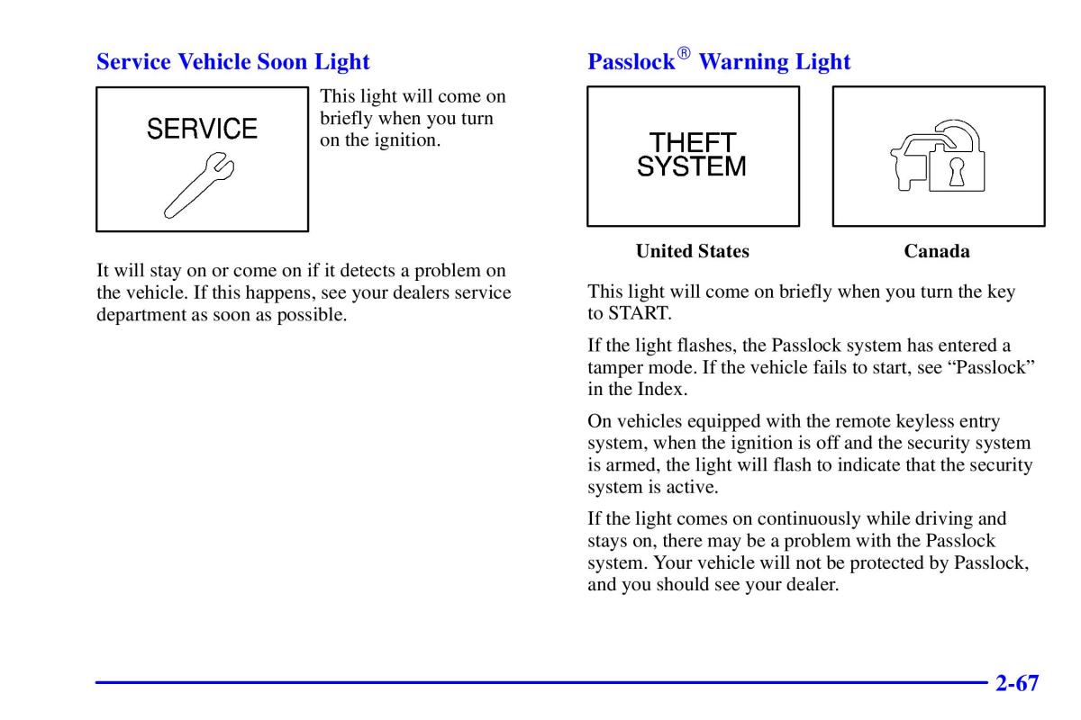 Pontiac Sunfire owners manual / page 133