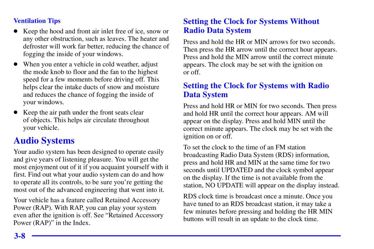 Pontiac Sunfire owners manual / page 143