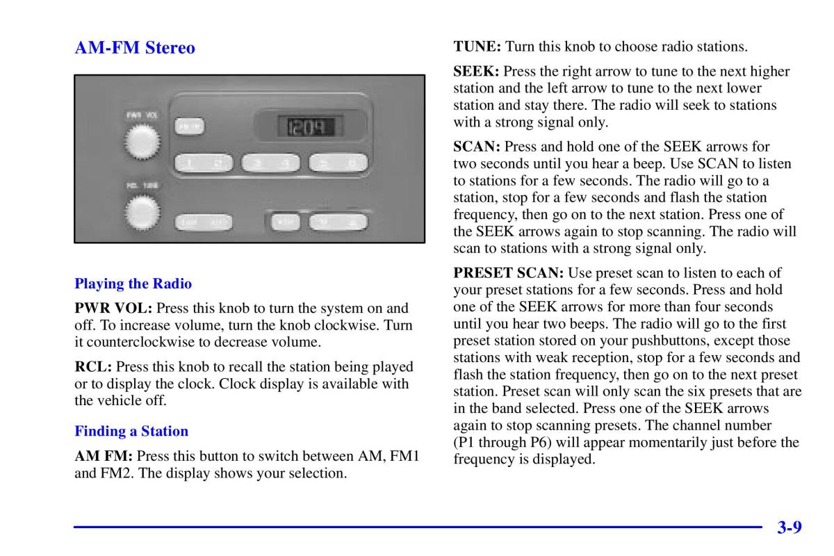 Pontiac Sunfire owners manual / page 144