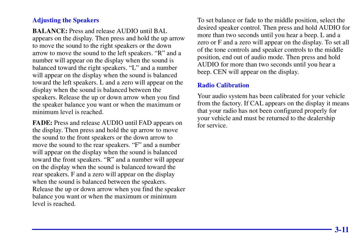 Pontiac Sunfire owners manual / page 146