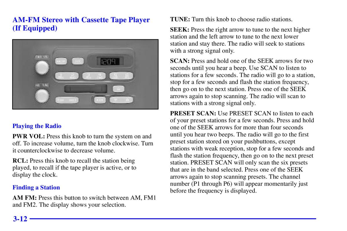 Pontiac Sunfire owners manual / page 147