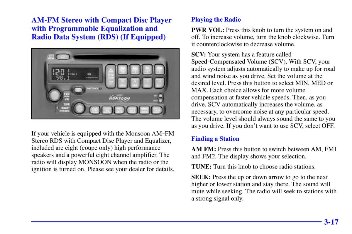 Pontiac Sunfire owners manual / page 152