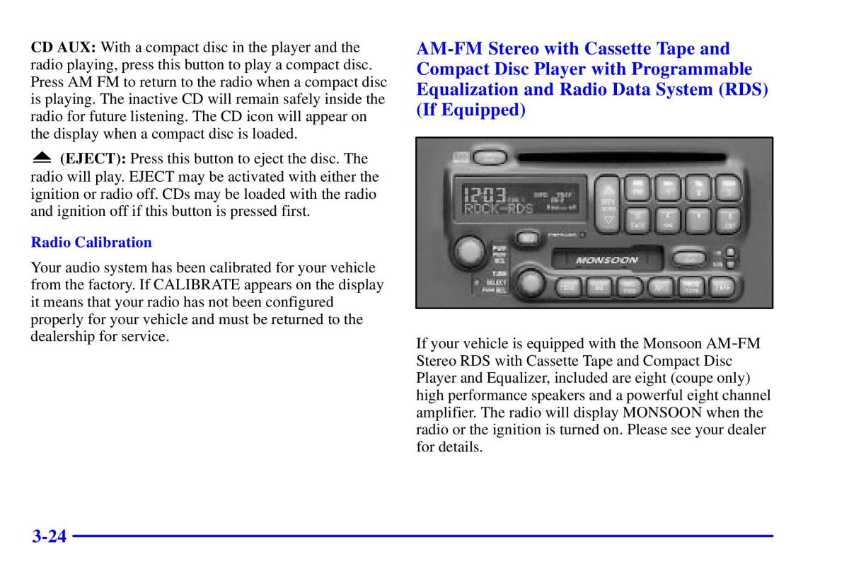 Pontiac Sunfire owners manual / page 159