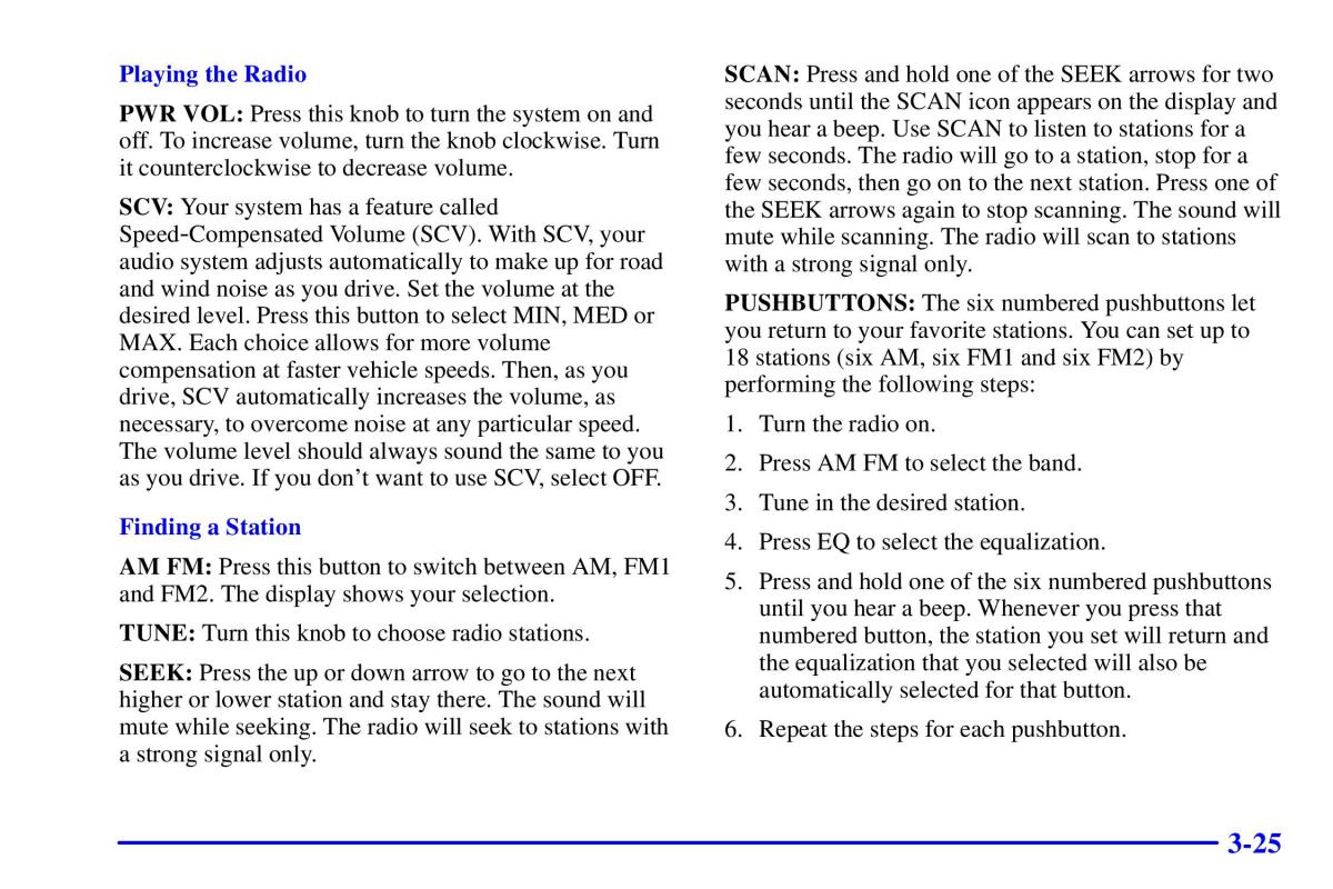 Pontiac Sunfire owners manual / page 160