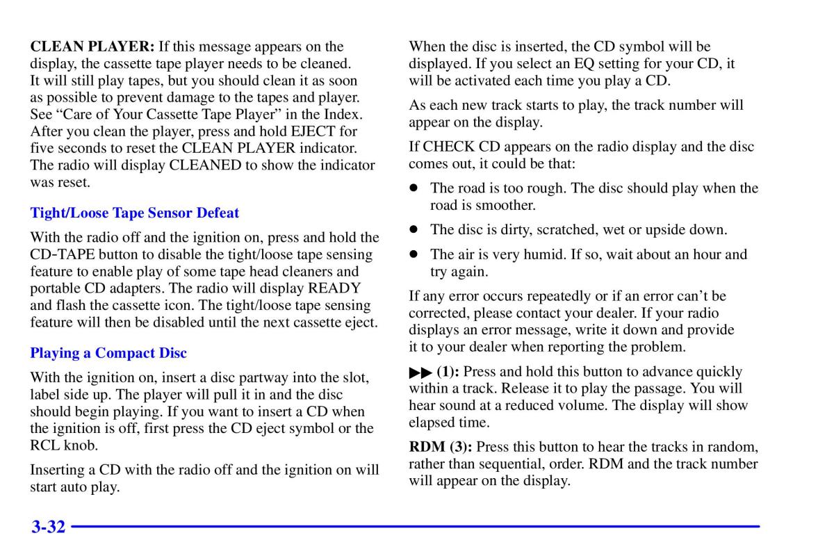 Pontiac Sunfire owners manual / page 167