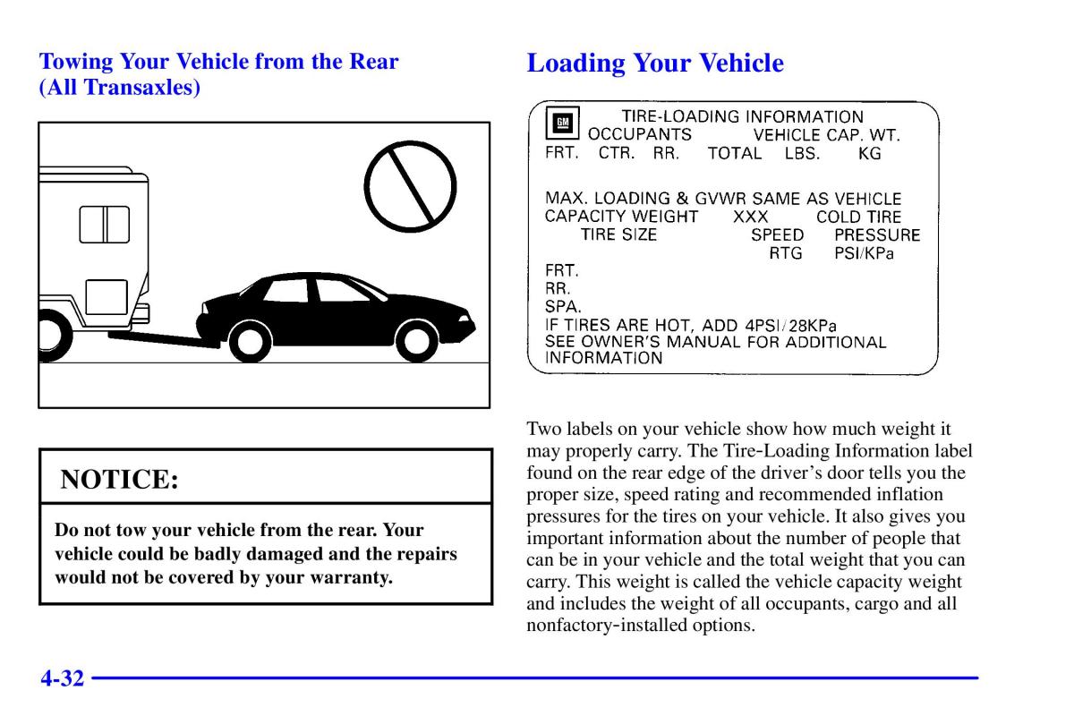 Pontiac Sunfire owners manual / page 205