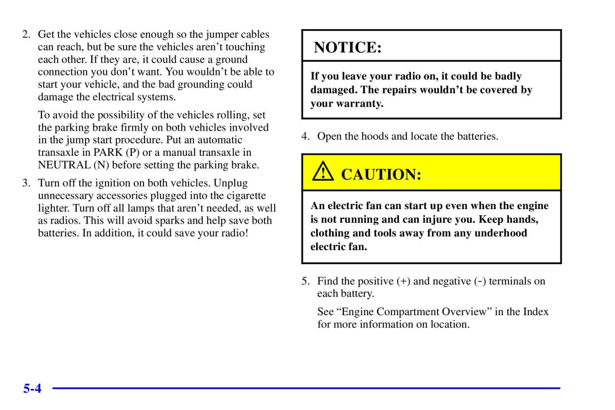 Pontiac Sunfire owners manual / page 219