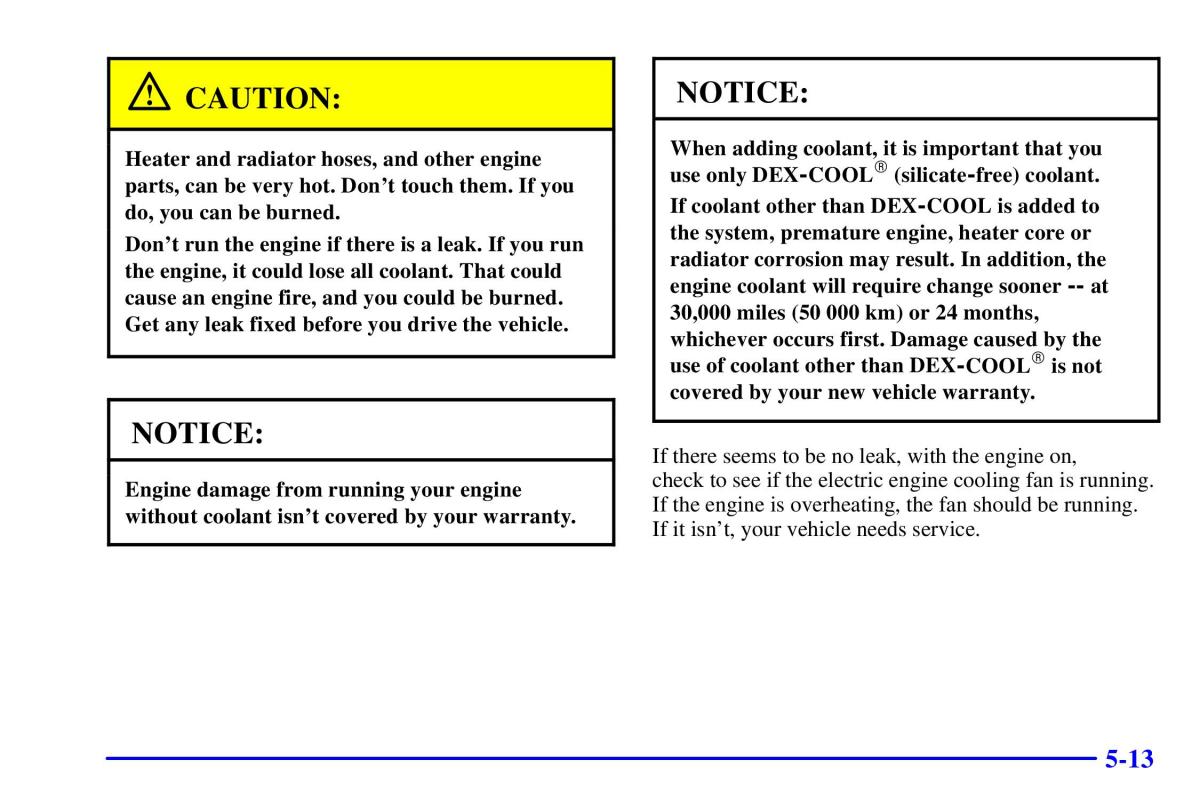 Pontiac Sunfire owners manual / page 228