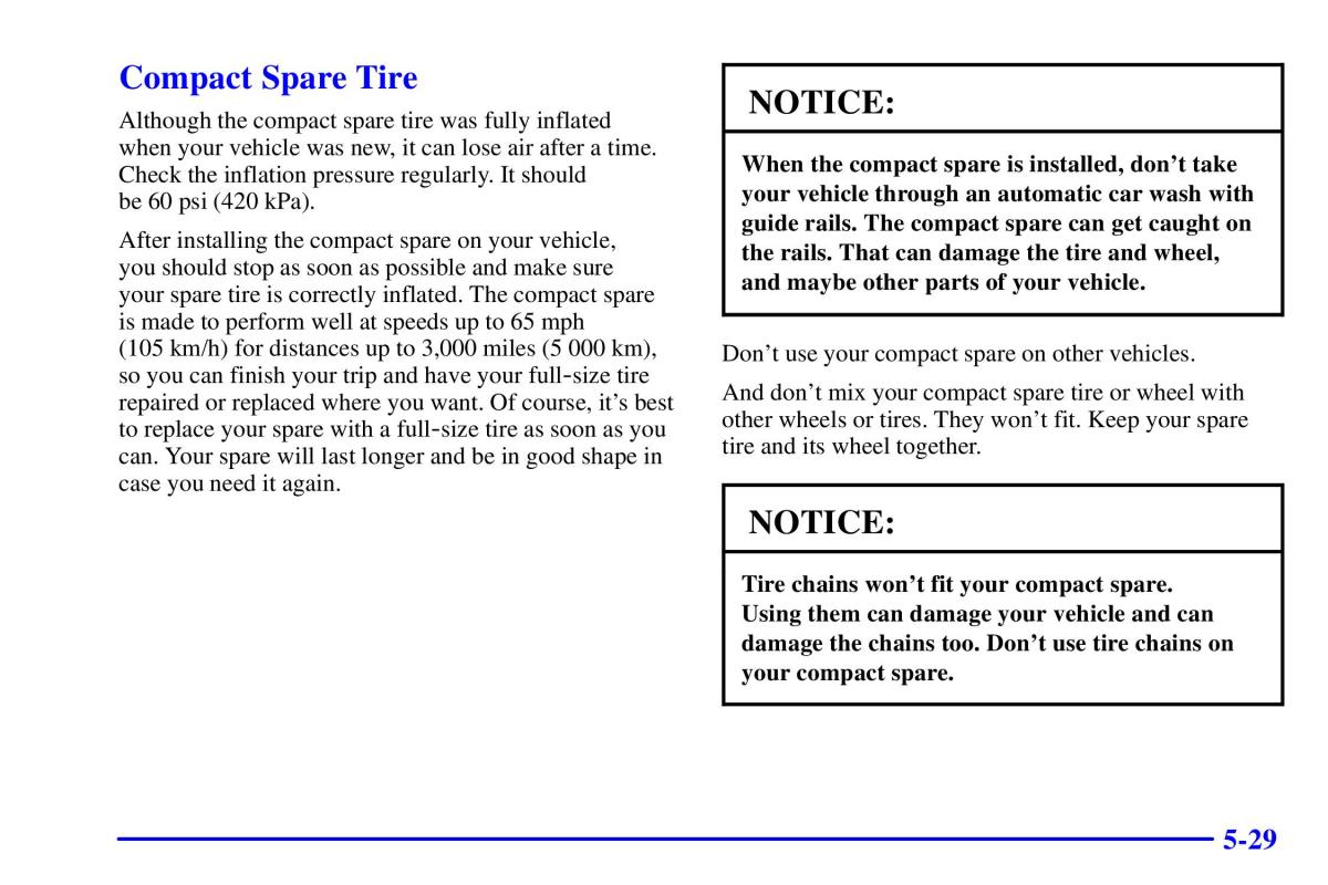 Pontiac Sunfire owners manual / page 244