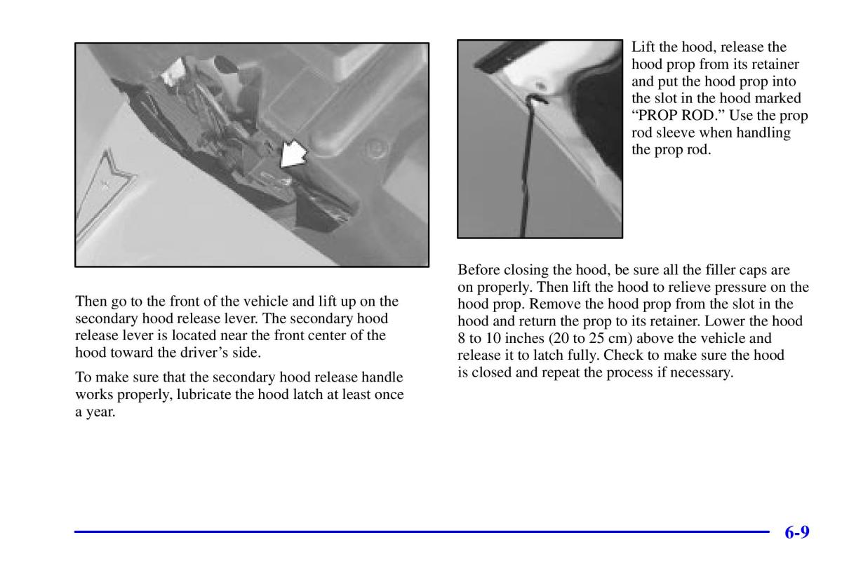 Pontiac Sunfire owners manual / page 254