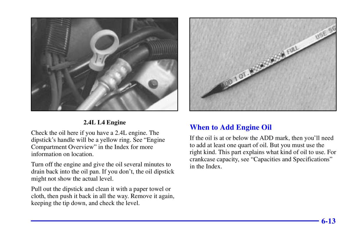 Pontiac Sunfire owners manual / page 258