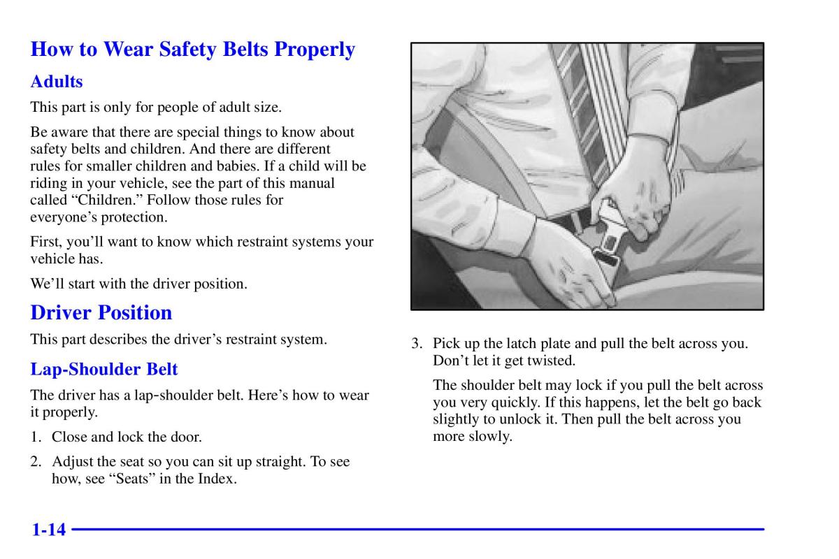 Pontiac Sunfire owners manual / page 26