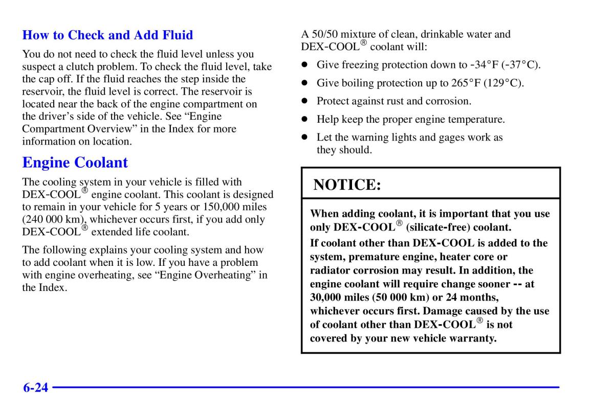 Pontiac Sunfire owners manual / page 269