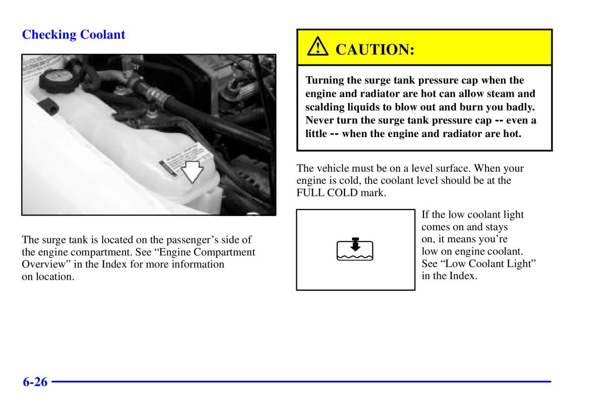 Pontiac Sunfire owners manual / page 271