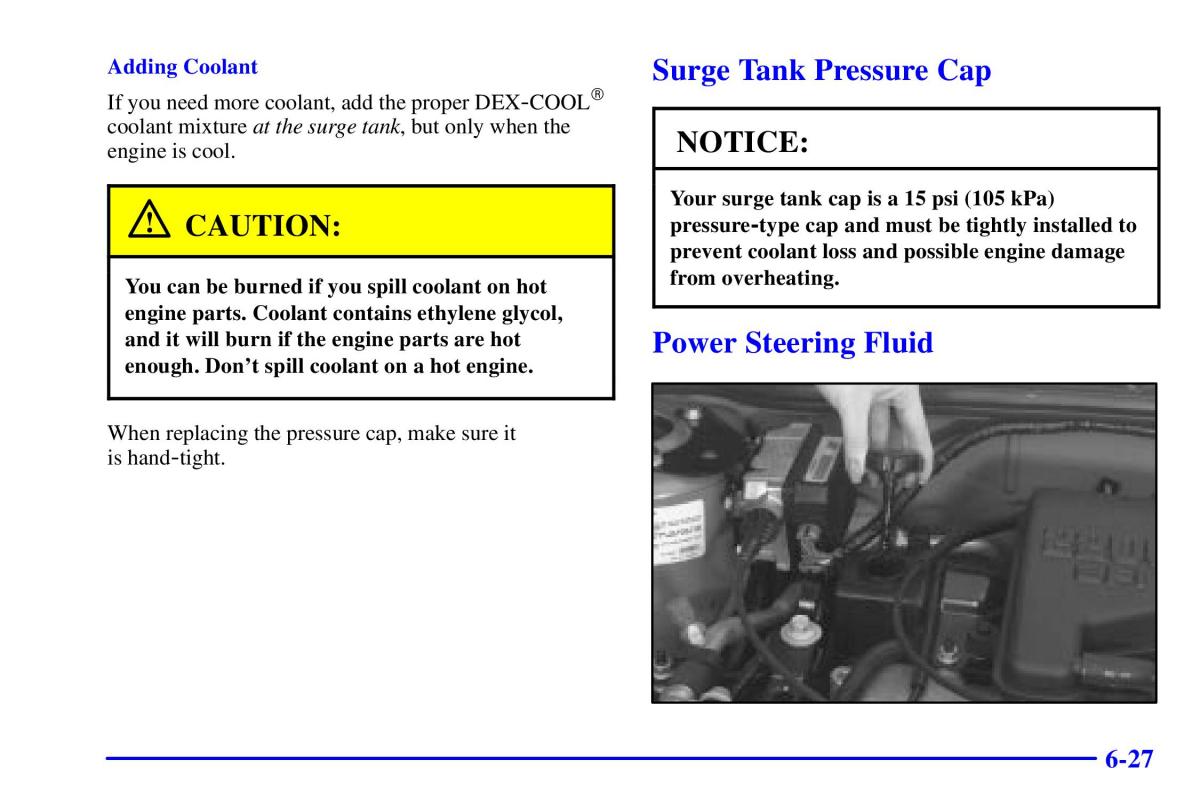 Pontiac Sunfire owners manual / page 272