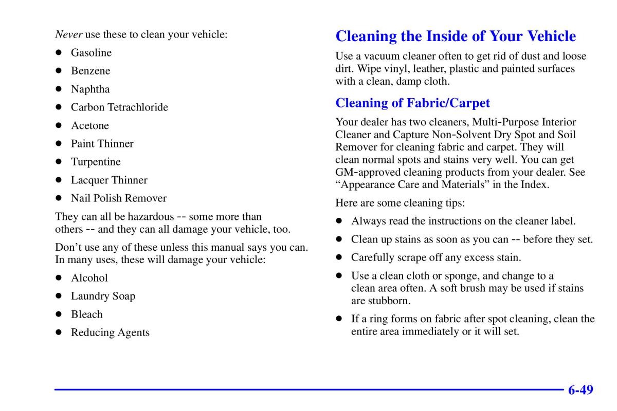 Pontiac Sunfire owners manual / page 294