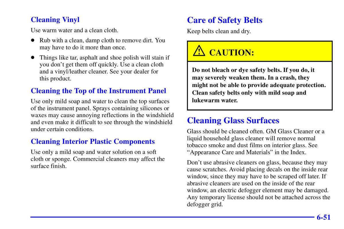 Pontiac Sunfire owners manual / page 296