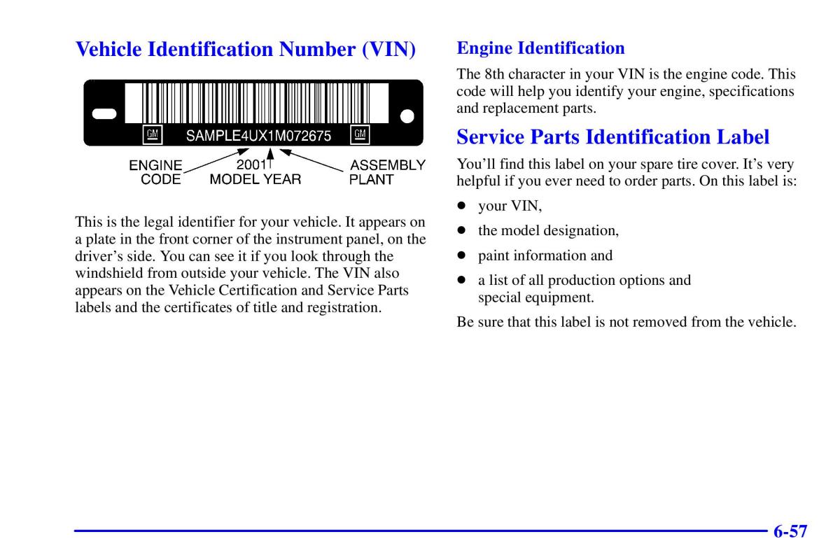 Pontiac Sunfire owners manual / page 302