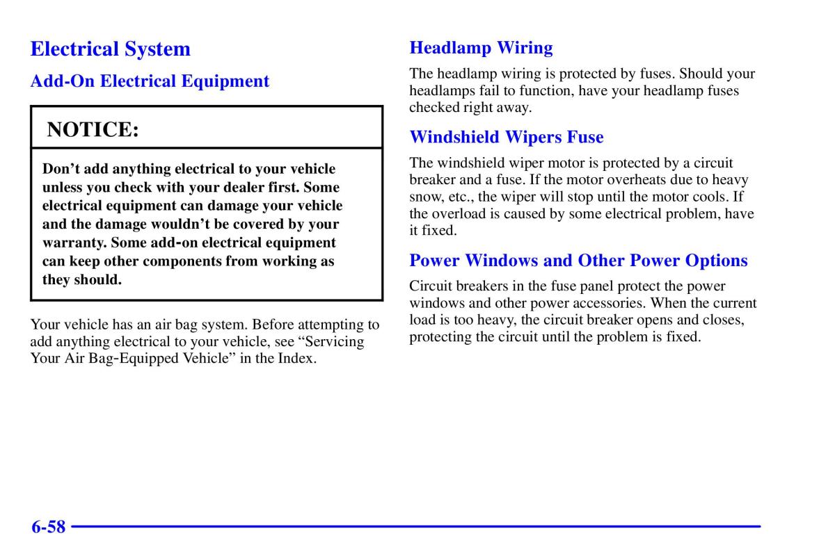 Pontiac Sunfire owners manual / page 303