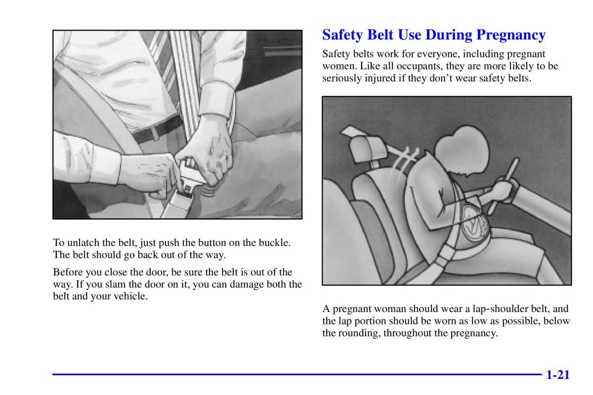 Pontiac Sunfire owners manual / page 33