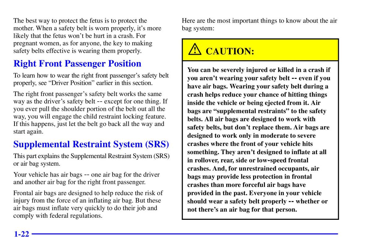 Pontiac Sunfire owners manual / page 34