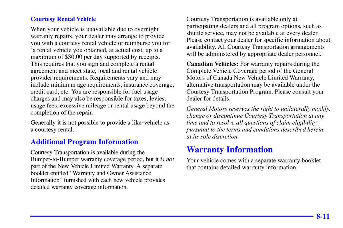 Pontiac Sunfire owners manual / page 360