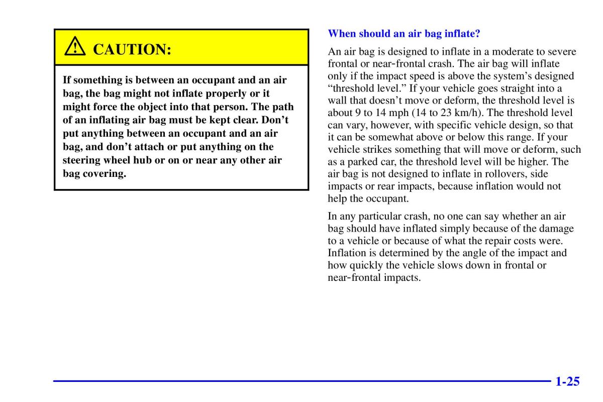 Pontiac Sunfire owners manual / page 37