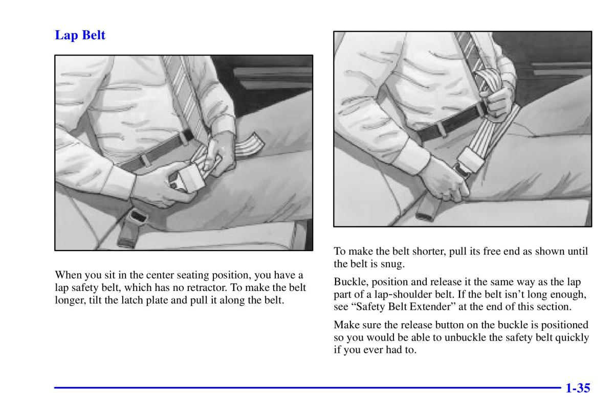 Pontiac Sunfire owners manual / page 47