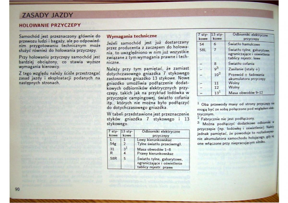 Audi 80 B4 instrukcja obslugi / page 92