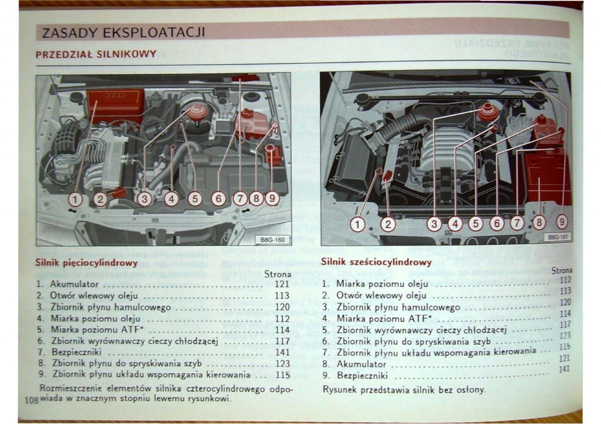 Audi 80 B4 instrukcja obslugi / page 110