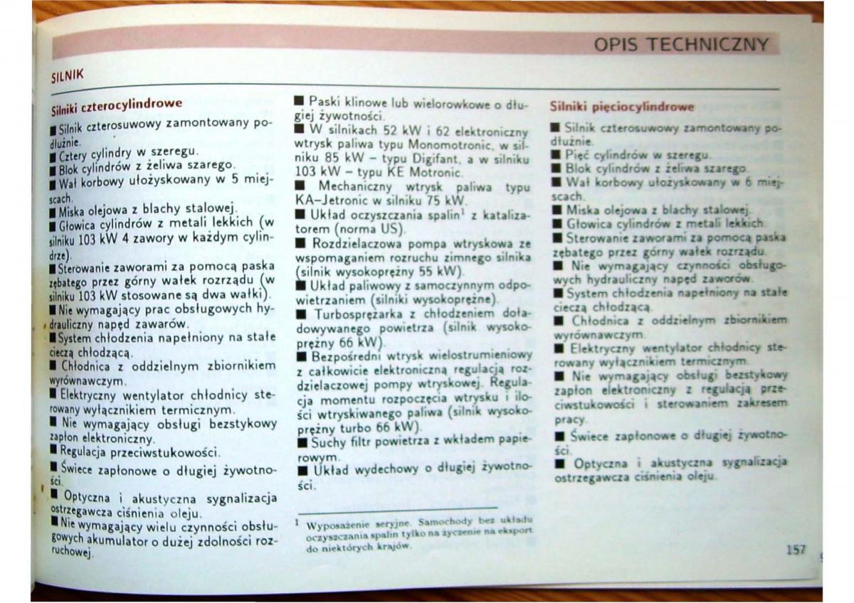 Audi 80 B4 instrukcja obslugi / page 159