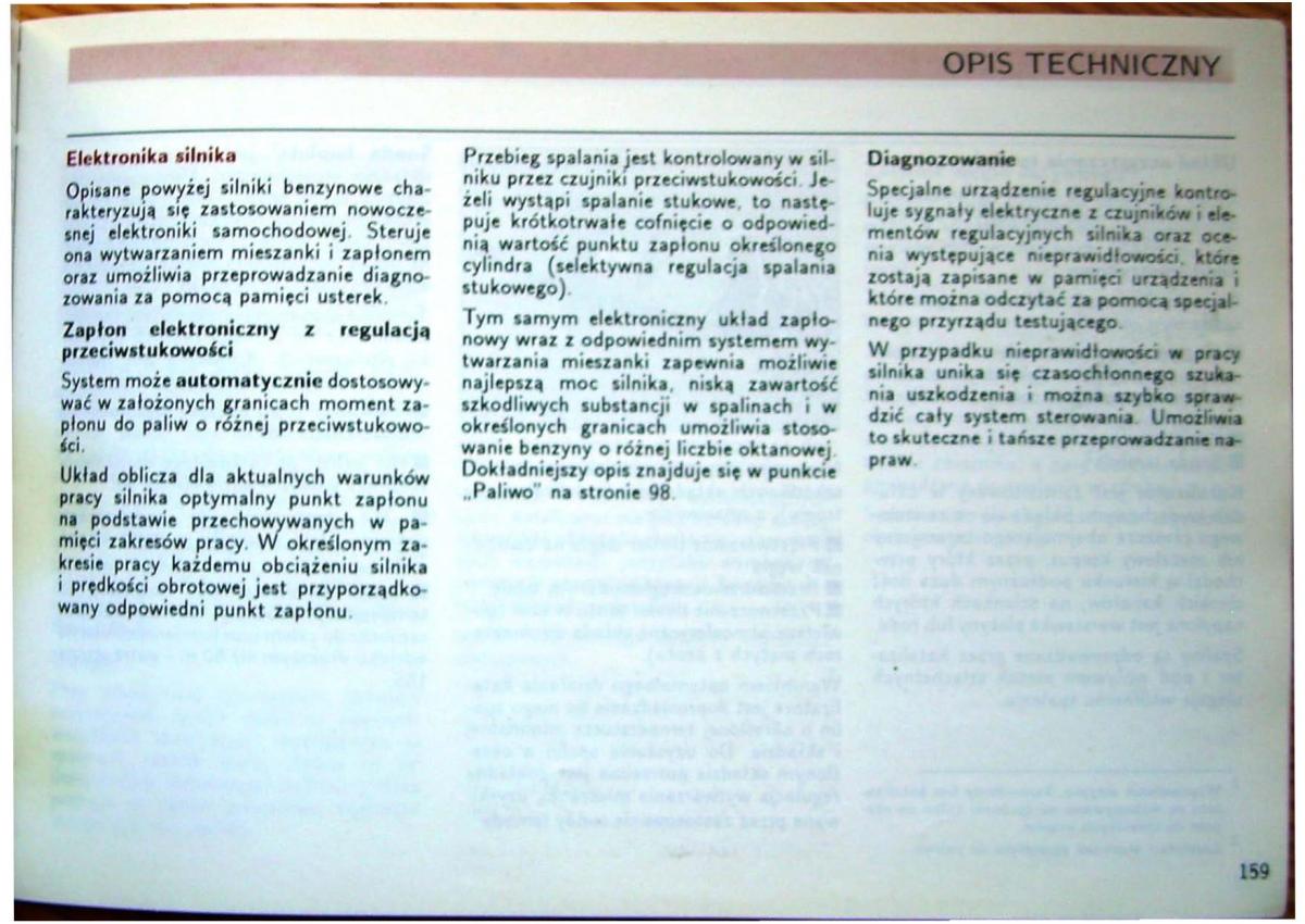 Audi 80 B4 instrukcja obslugi / page 161