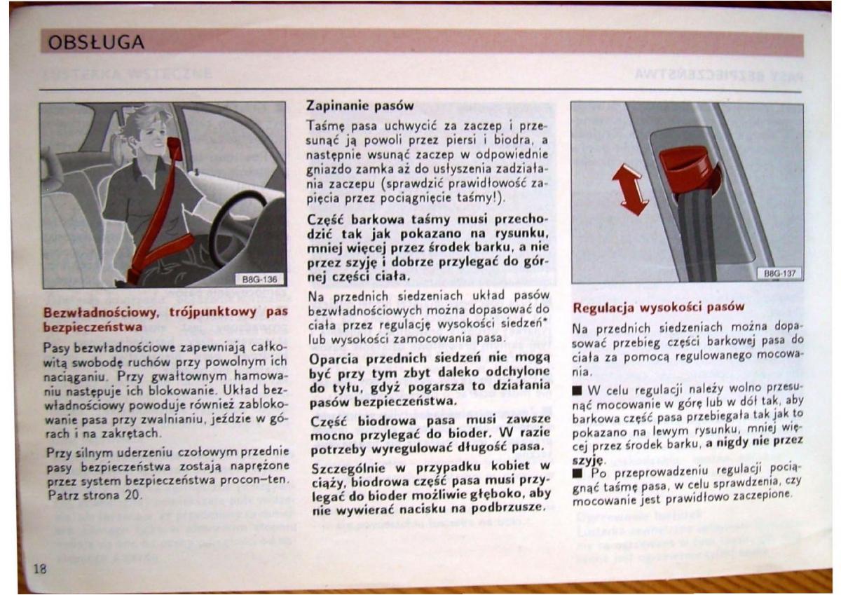 manual  Audi 80 B4 instrukcja / page 20