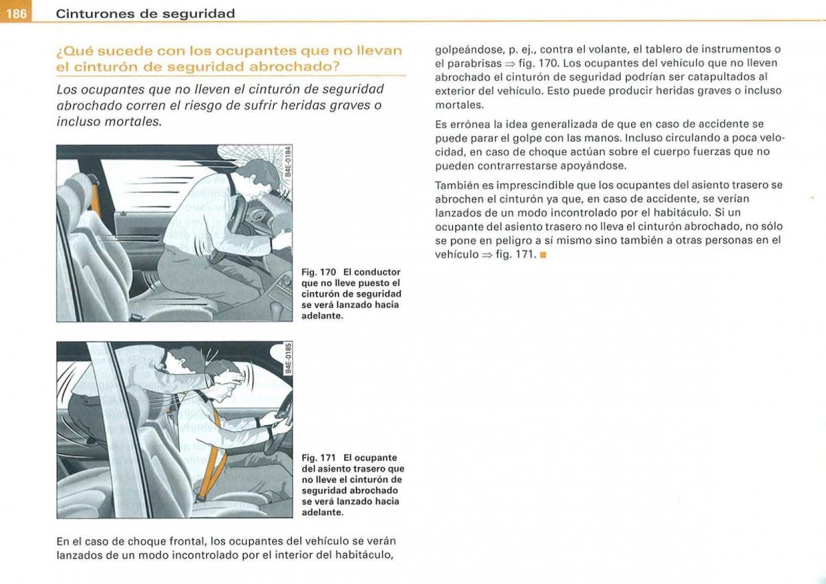 Audi A3 II 2 8P owners manual manual del propietario / page 188