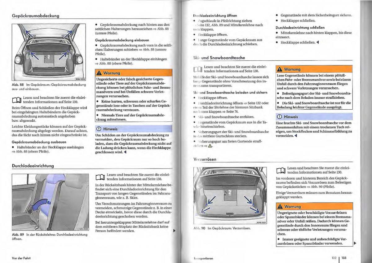 VW Golf Plus owners manual Handbuch / page 64