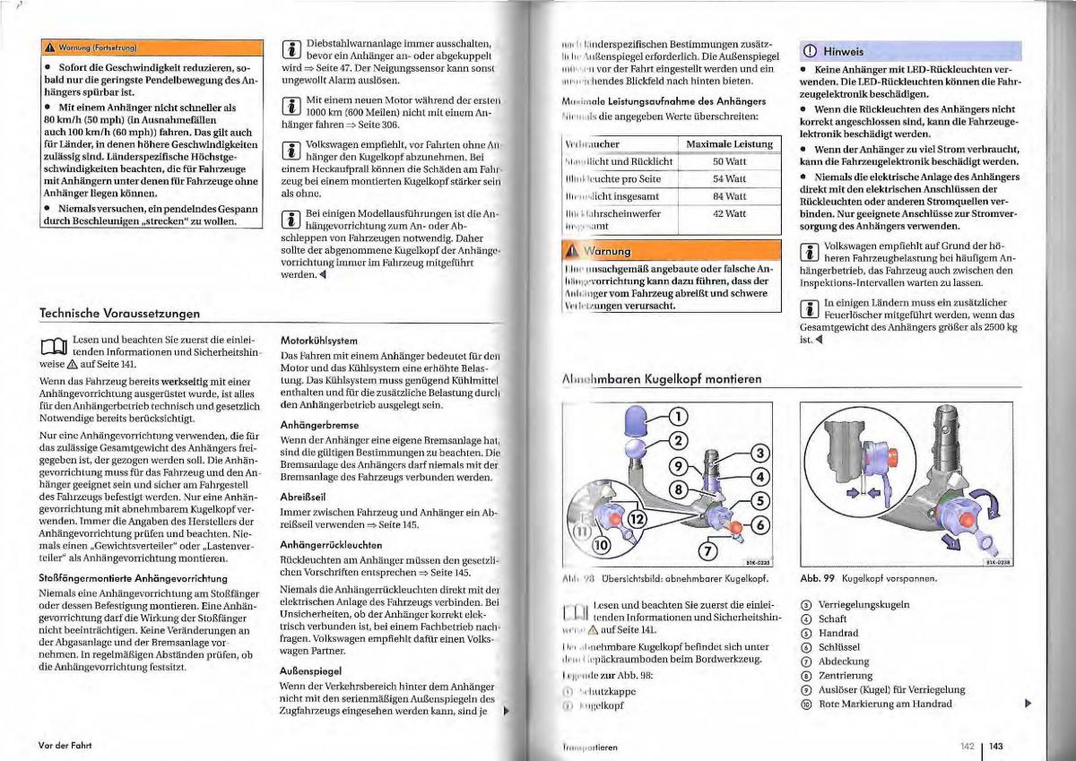 VW Golf Plus owners manual Handbuch / page 69