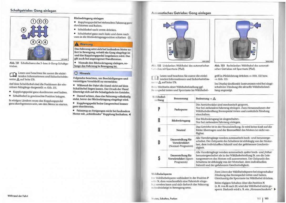 VW Golf Plus owners manual Handbuch / page 89